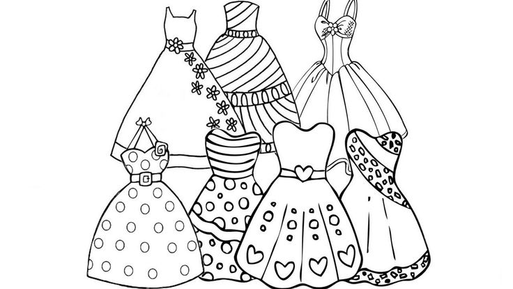 Tổng hợp 54+ về tranh tô màu váy bé gái - cdgdbentre.edu.vn