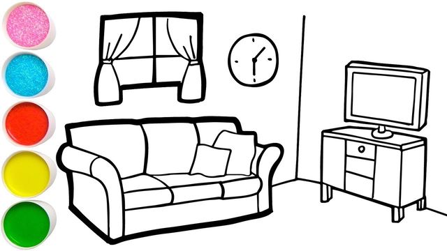 Hướng dẫn cách vẽ phòng khách đơn giản đẹp và dễ thực hiện