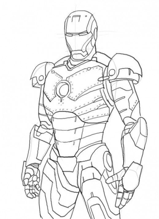 Tô màu Người Sắt - Iron-Man Coloring || How to Color Iron-Man Coloring -  YouTube