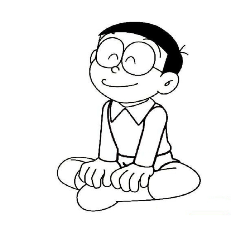 Những bức tranh tô màu Nobita đẹp nhất năm 2024