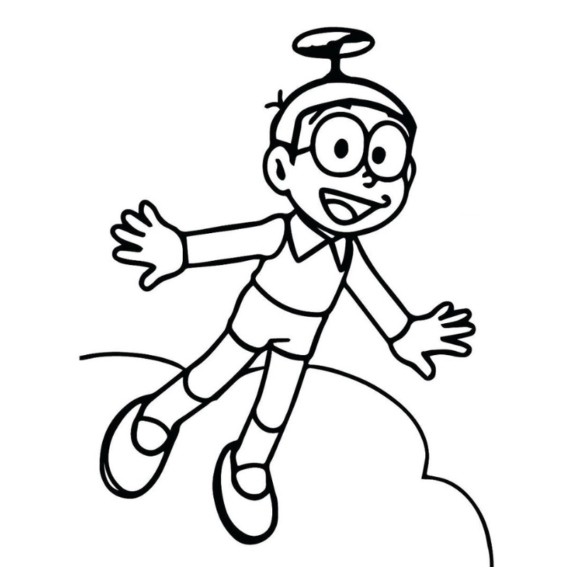 Tìm hiểu cách tô màu Nobita để giúp trẻ phát triển tư duy sáng tạo