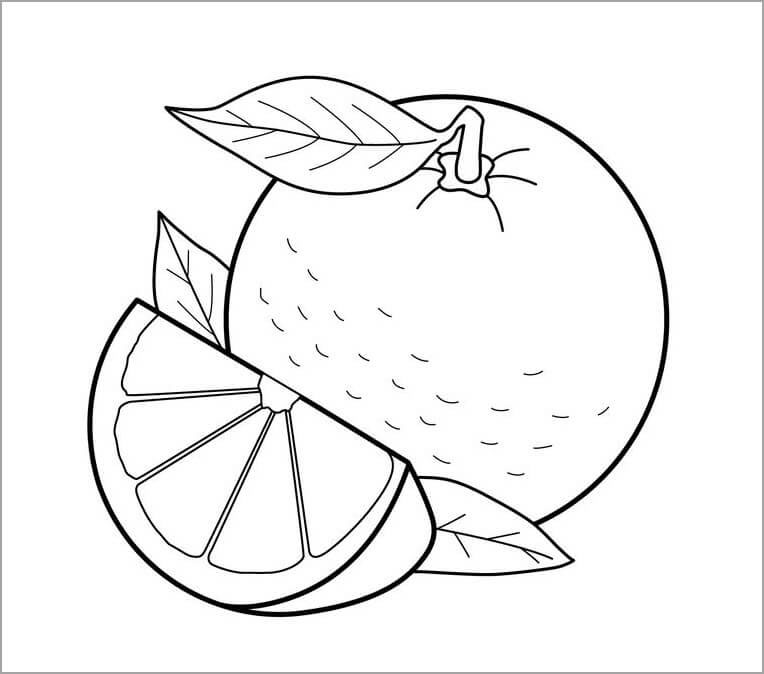 Tranh tô màu Trái Cây hoa quả đơn giản, sinh động - Tô màu trực tuyến