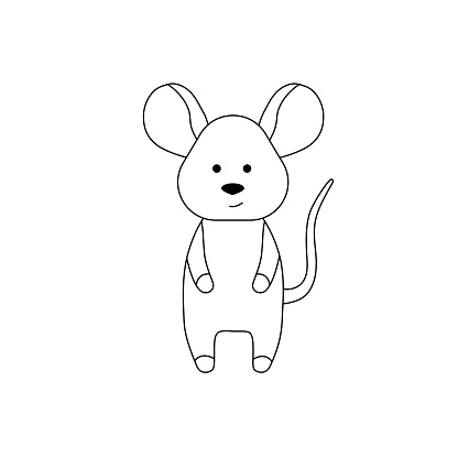 Xem ngay 20 mẫu vẽ mặt con chuột đáng yêu
