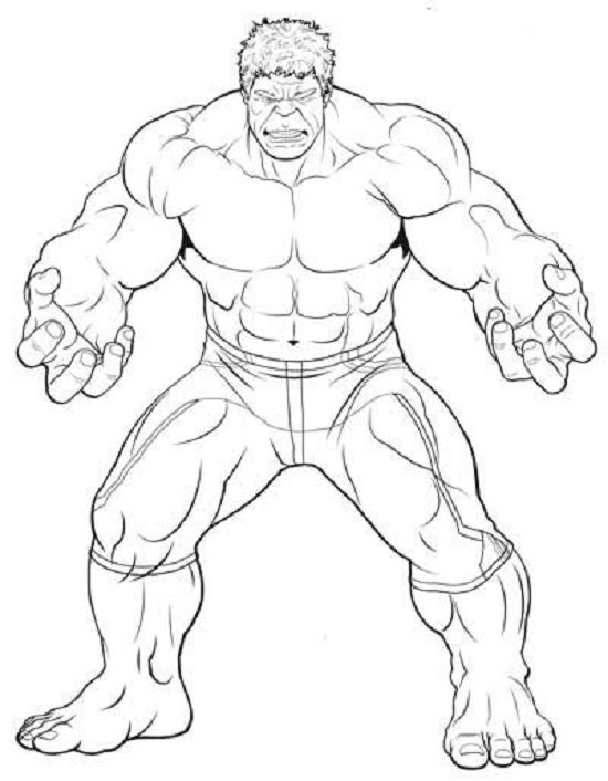 Tuyển tập tranh tô màu người khổng lồ xanh (Hulk) dành cho các bé | Hulk coloring pages, Avengers coloring, Avengers coloring pages