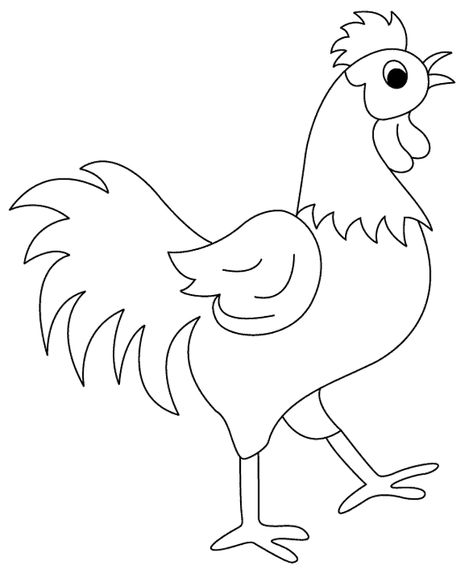 Hướng dẫn Hình vẽ con gà dễ thương cho bé