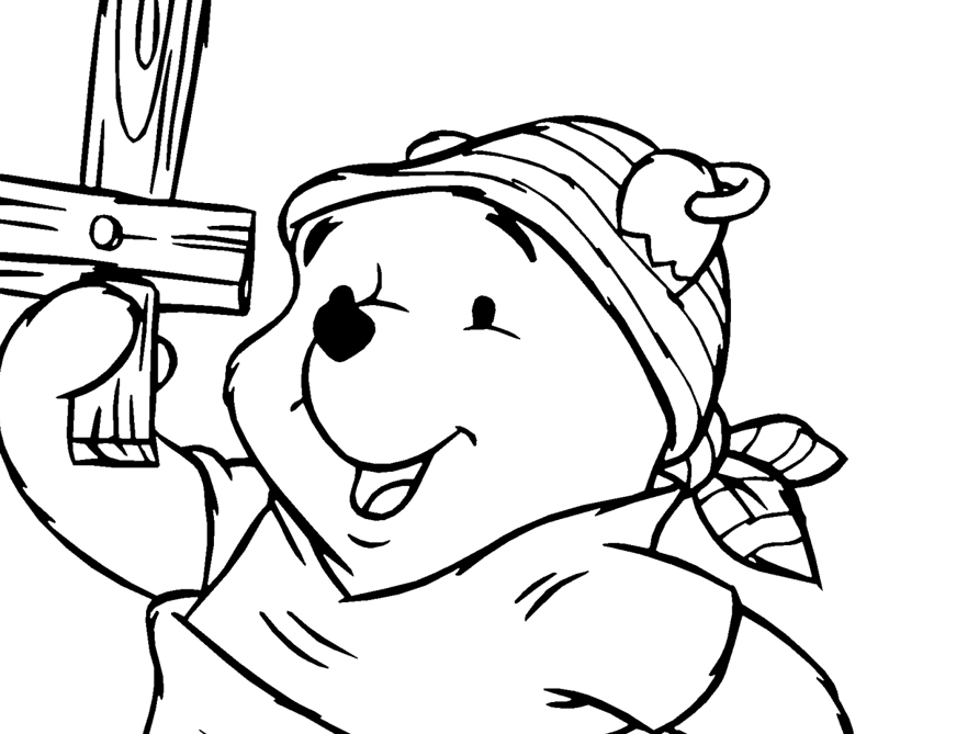 Tranh tô màu 'Gấu Pooh' - VnExpress Đời sống