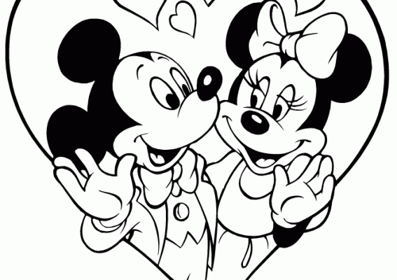 Tô màu Vẽ Khuôn Mặt Chuột Mickey - Tranh Tô Màu Cho Bé