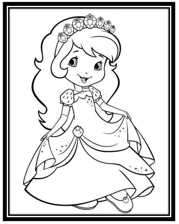 Tuyển tập 20+ tranh tô màu công chúa bạch tuyết siêu đẹp cho bé
