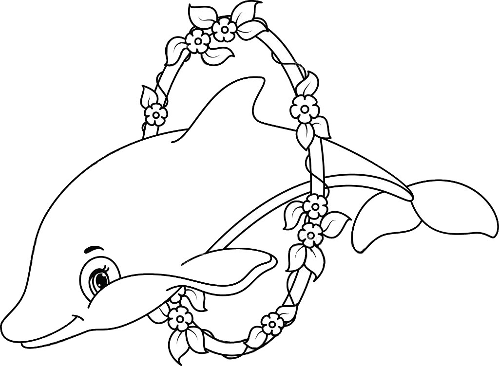 89+ Tranh tô màu cá heo giúp bé phát triểu khả năng sáng tạo