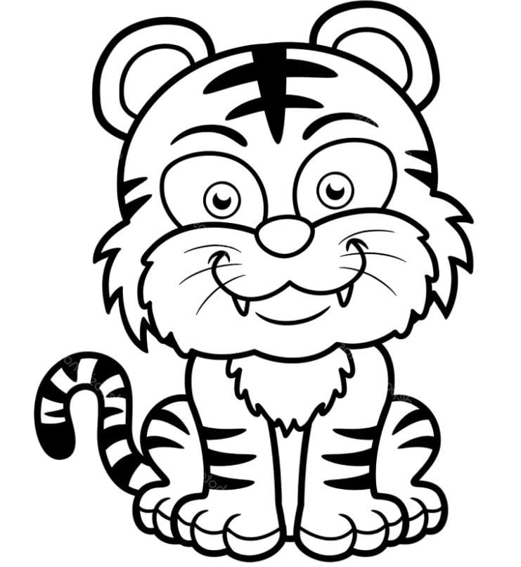 Tổng hợp với hơn 60 về con hổ tô màu hay nhất - cdgdbentre.edu.vn
