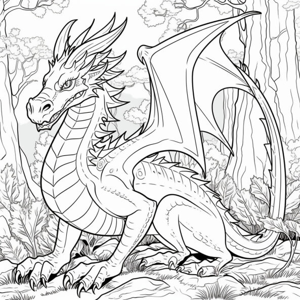 Tranh tô màu số hóa DIY Star rồng cute dragon kèm dụng cụ 20x20