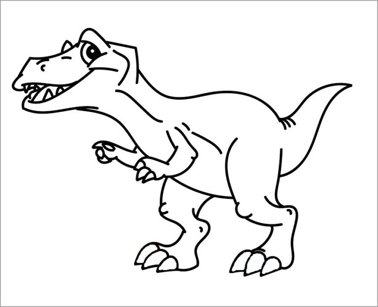Vẽ và tô màu khủng long dễ thương | Dạy bé vẽ | Dạy bé tô màu | Dinosaurus  Halaman Mewarnai - YouTube