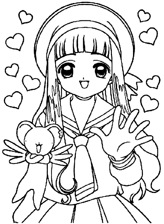 Truyển tập tranh tô màu “Thủ lĩnh thẻ bài – Cardcaptor Sakura” siêu dễ  thương – YeuTre.Net