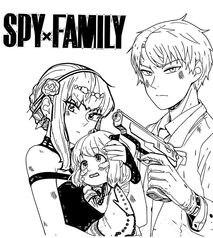 Tranh tô nàu Spy x Family 10 - AnhAnime.Com