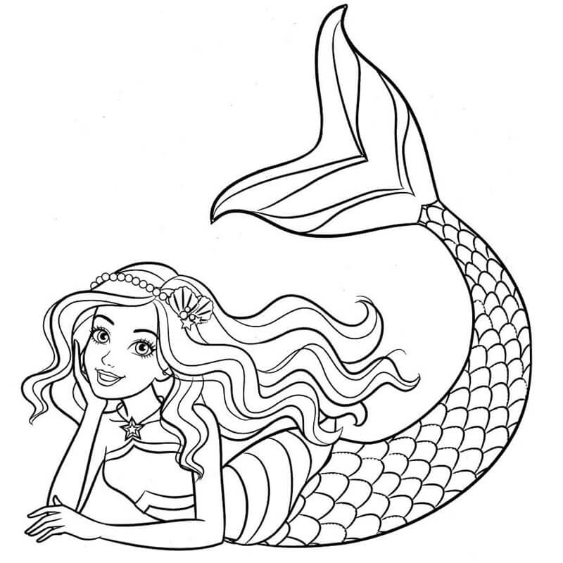 Vẽ và tô màu nàng tiên cá | Draw and color mermaid for kids toddlers |  Sunny Colours ☆ - YouTube