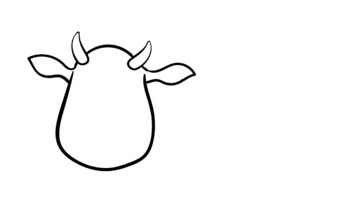 Cách vẽ con bò sữa cute đơn giản dễ thương ngộ nghĩnh cho bé