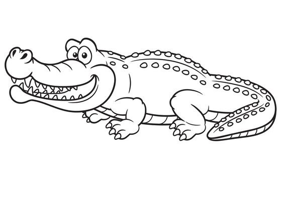 Bí kíp Cách vẽ hình con cá sấu Siêu đơn giản để bé vui chơi