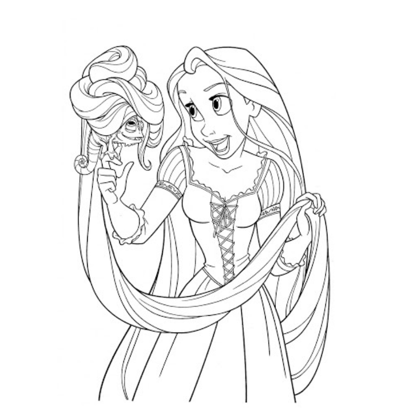 Công chúa Tóc Mây dạo chơi trong mê cung