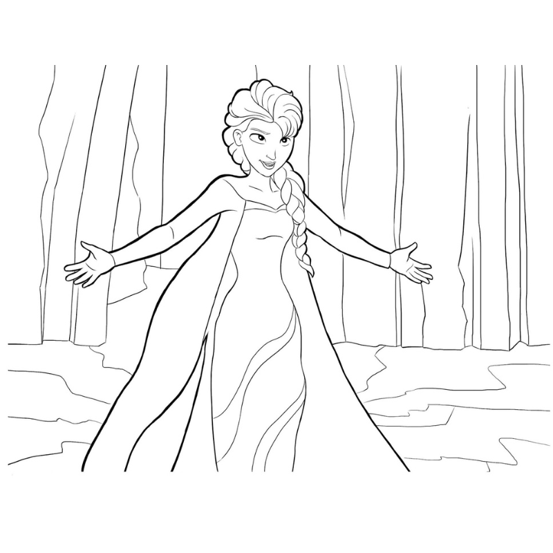 Học Vẽ Và Tô Màu Cùng Công Chúa Elsa