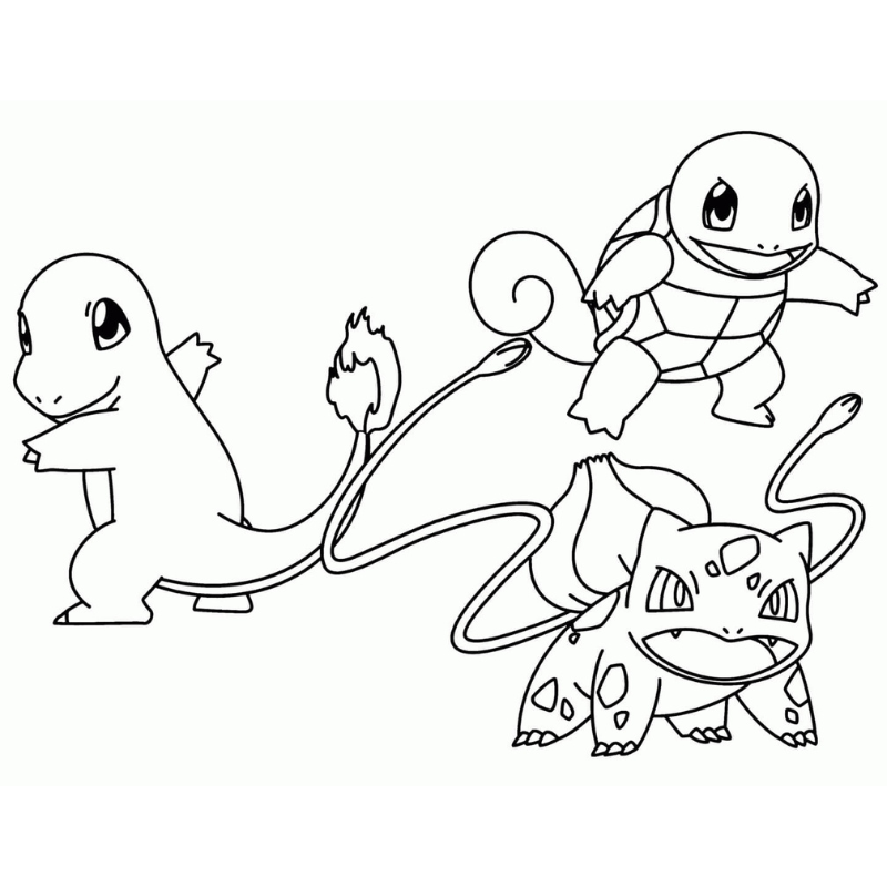 Hướng Dẫn Chi Tiết Cách Tô Màu Pokemon Hệ Nước Cho Bé