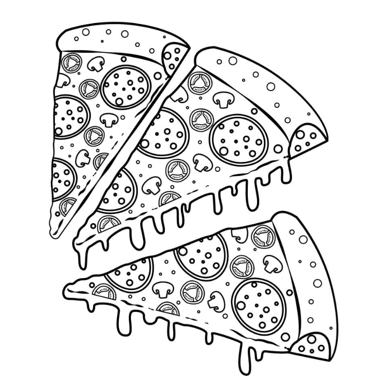 Tô Màu và Nấu Ăn Bánh Pizza Trong Nghệ Thuật