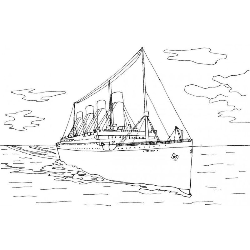Kỳ Quan Của Kỹ Thuật Bản Vẽ Tô Màu Titanic