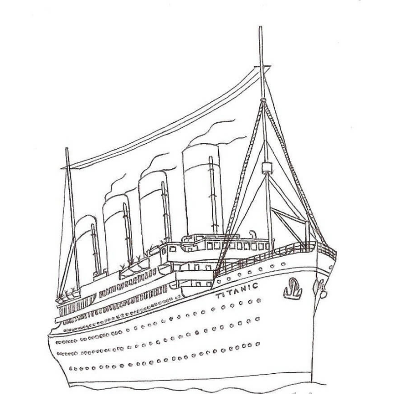Titanic Trong Tranh Tô Màu Và Khám Phá