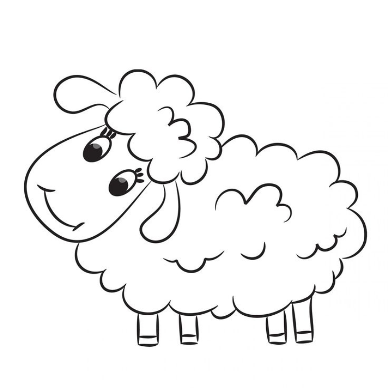 Hướng Dẫn Tô Màu Con Cừu Bước Đầu Tiên Cho Người Mới Bắt Đầu