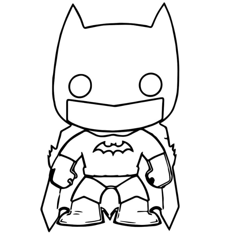 Bức Tô Màu Batman Từ Người Dơi Đến Người Hùng Của Bé